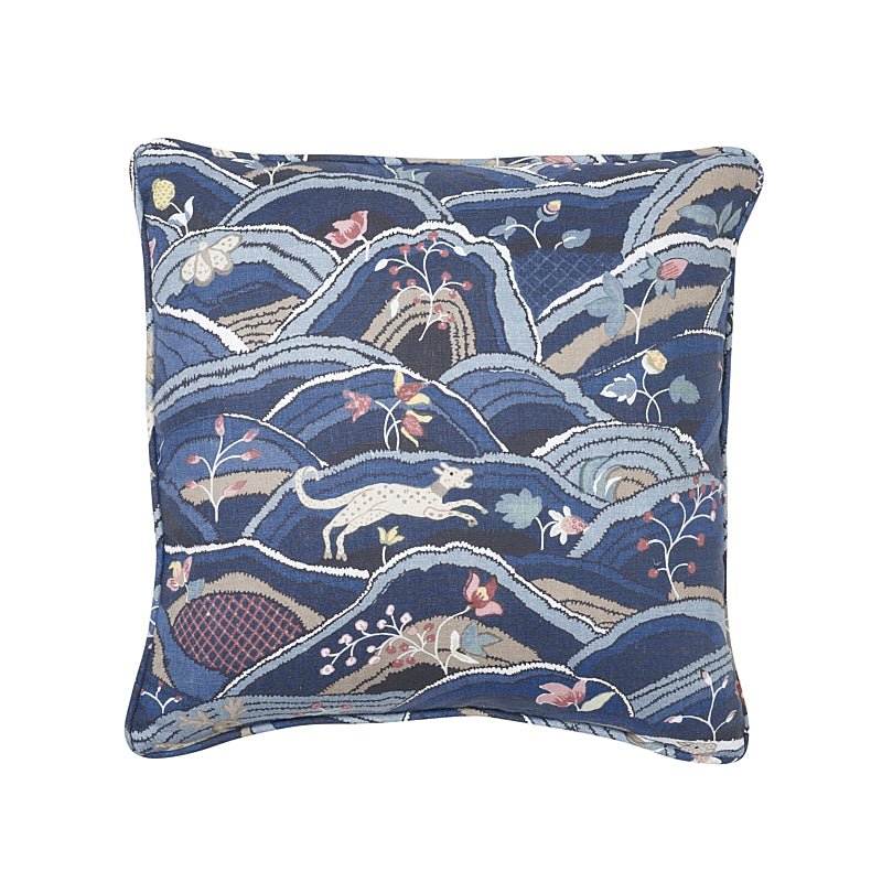 Rolling Hills Pillow | Blues