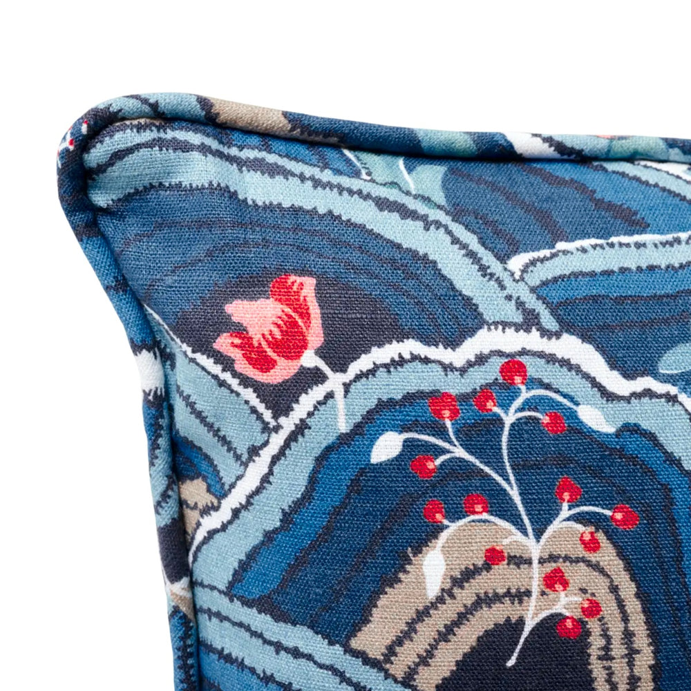 Rolling Hills Pillow | Blues