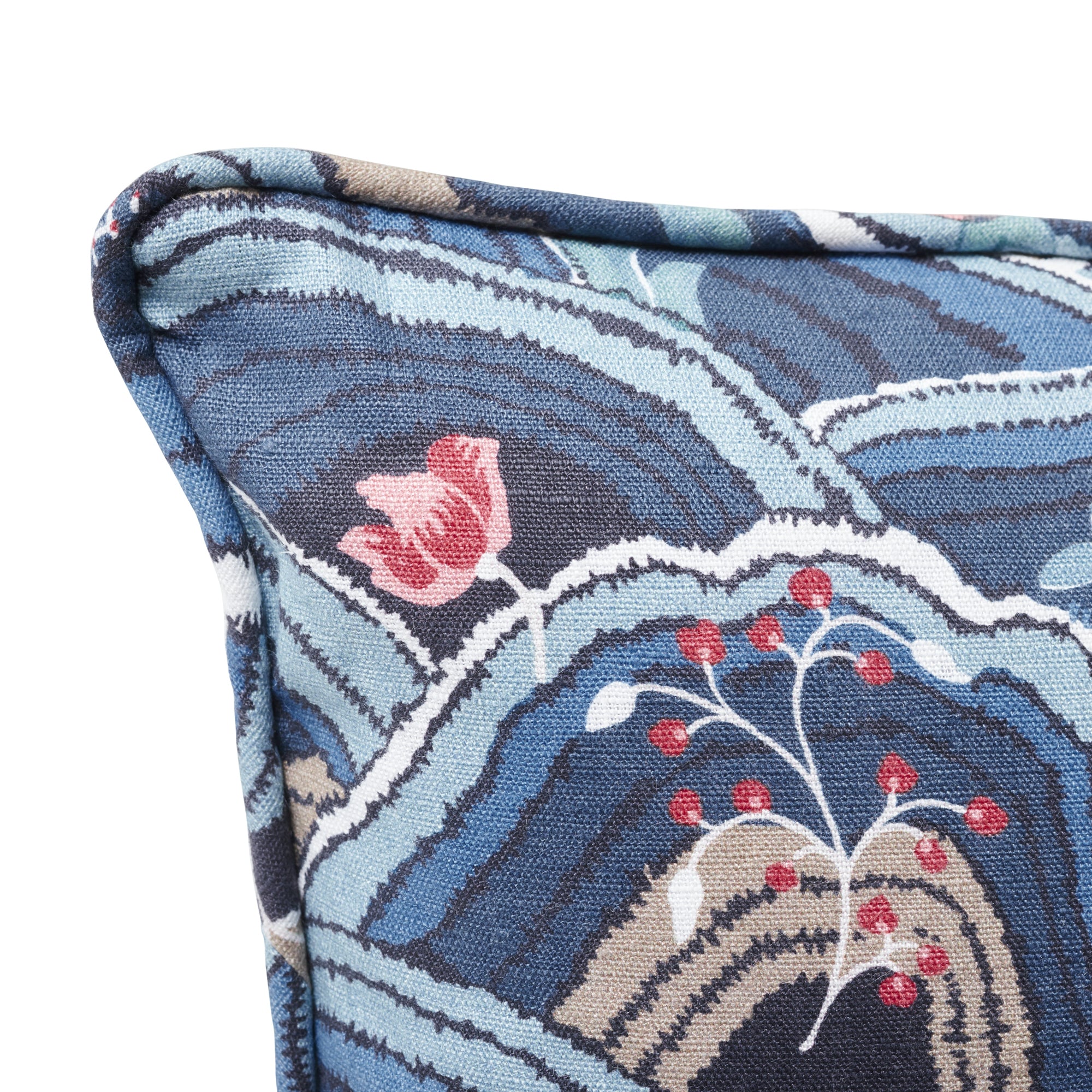 Rolling Hills Pillow | Blue