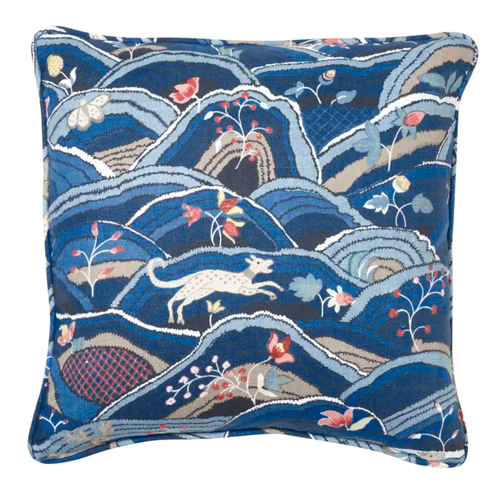 Rolling Hills Pillow | Blues