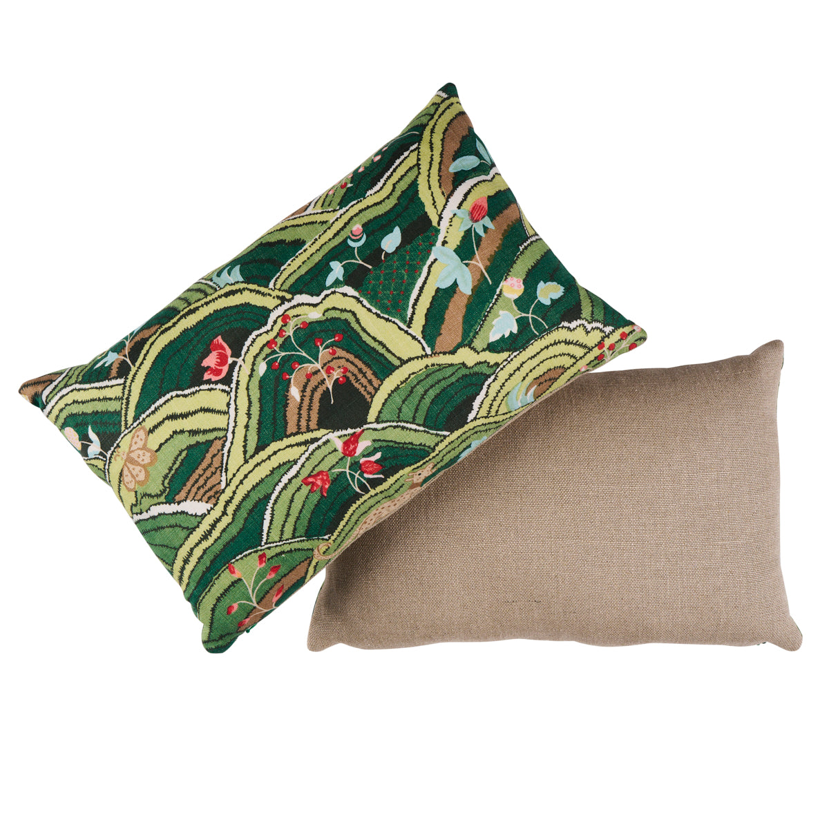 Rolling Hills Pillow | Green