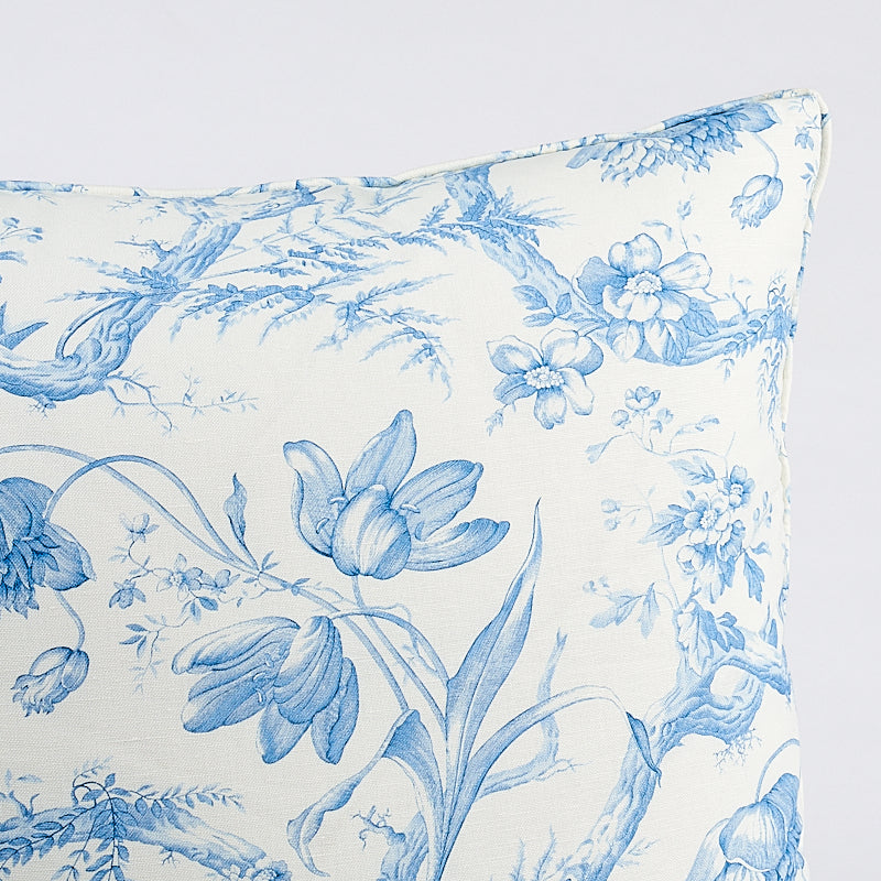 Toile de Fleurs Pillow | Delft