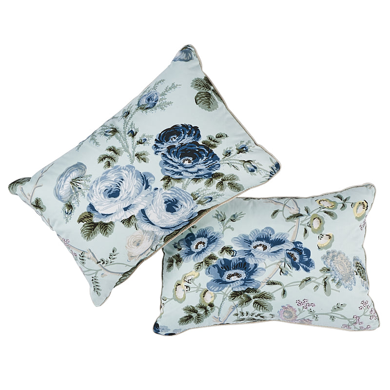 Salisbury Chintz Pillow | Celadon