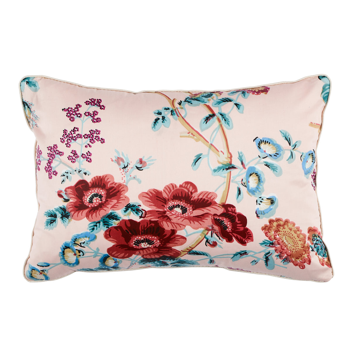 Salisbury Chintz Pillow | Rose