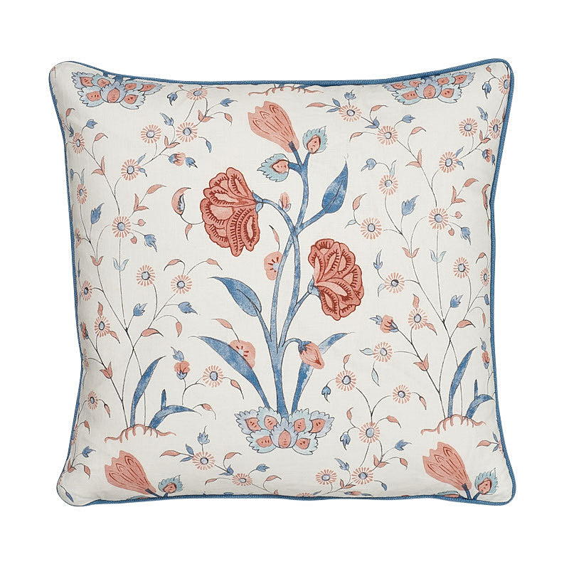 Khilana Floral Pillow | Delft & Rose
