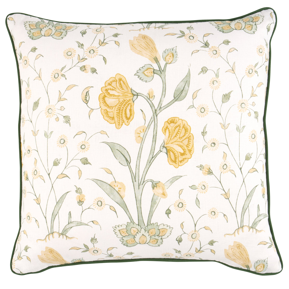 Khilana Floral Pillow | Marigold