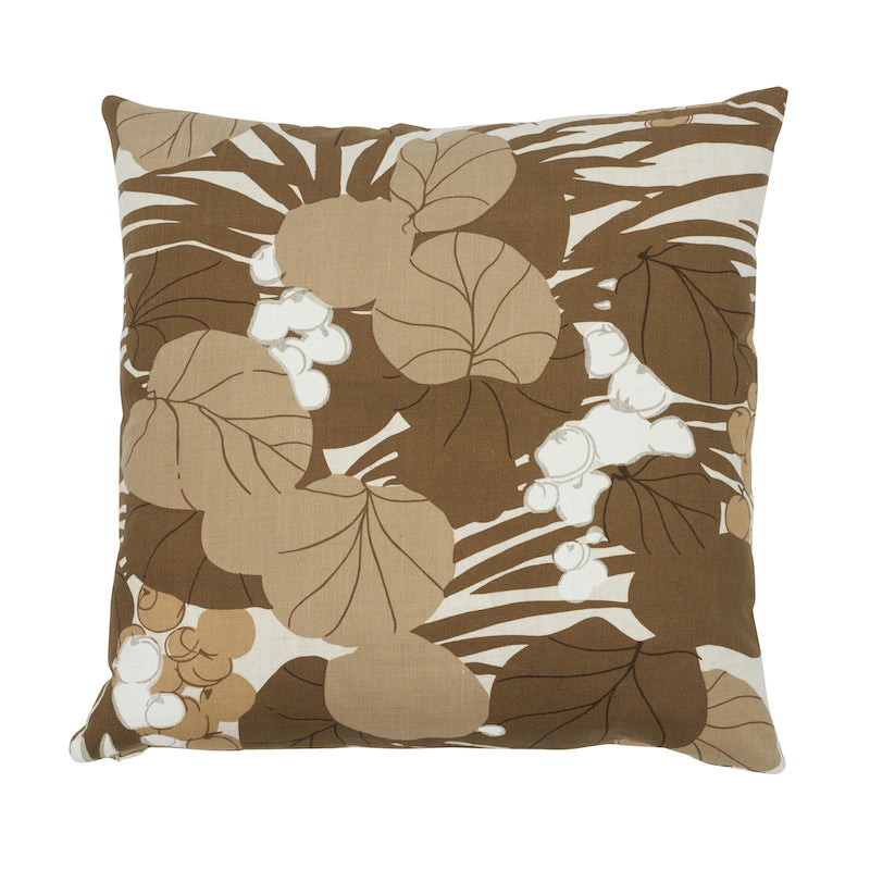 Sea Grapes 18" Pillow | Bark