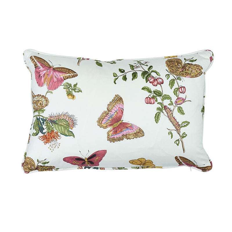 Baudin Butterfly Chintz Pillow | Blush