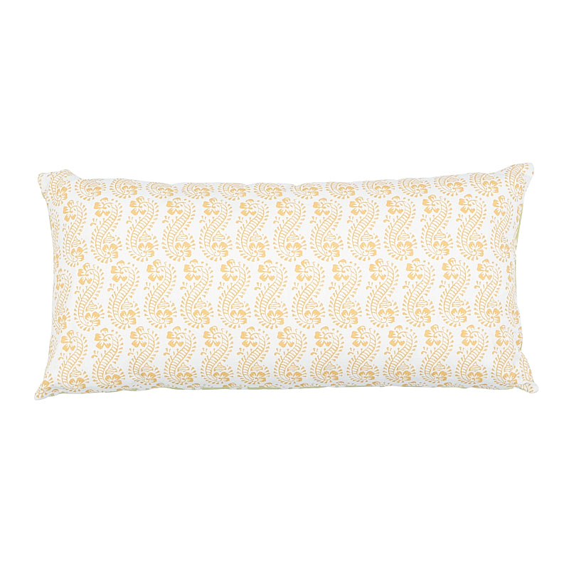 Forest + Lani Pillow | Grass Green & Gold