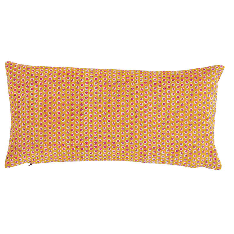 Buti & Tuk Tuk Pillow | Pink & Yellow