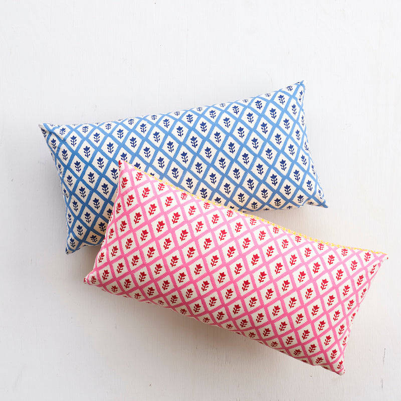 Buti & Tuk Tuk Pillow | Pink & Yellow