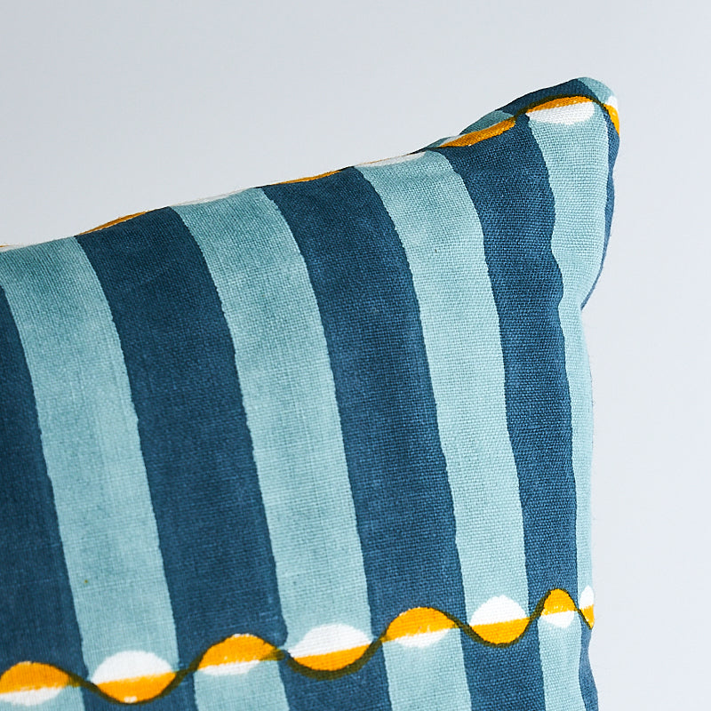 Pattee & Luna Pillow | Tumeric & Blue