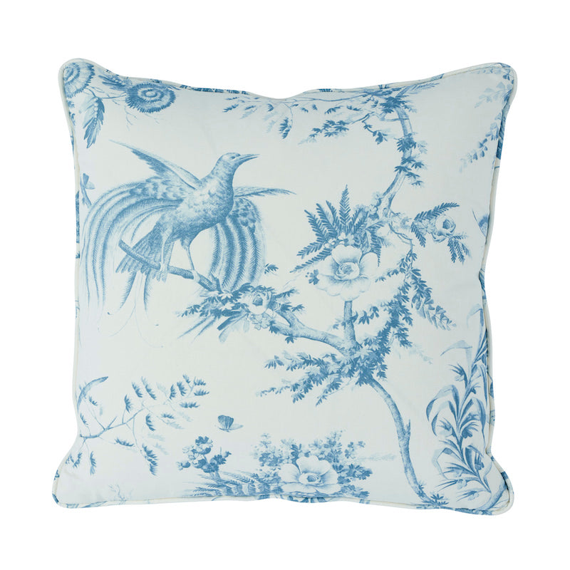 Toile de La Prairie Pillow | Blue