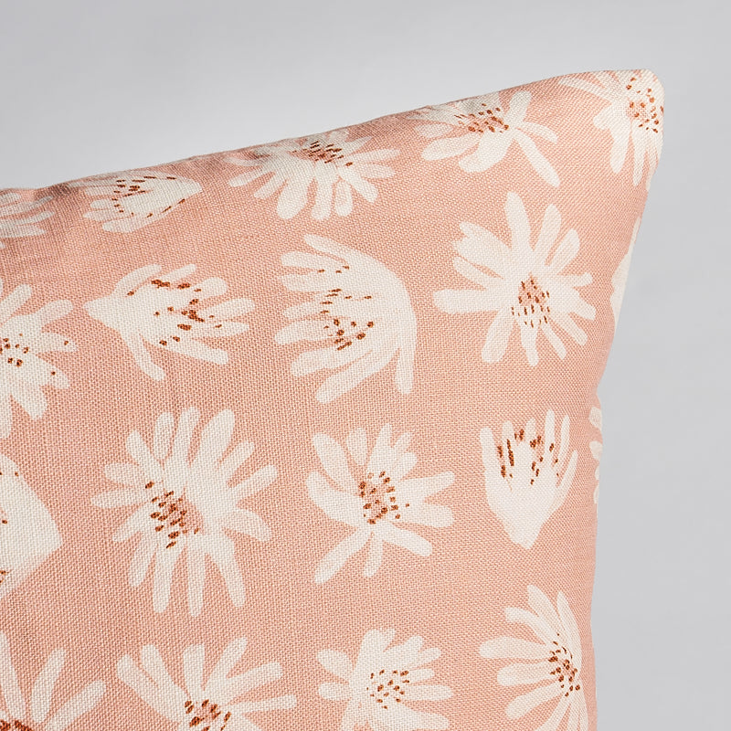 Meadow Rock Pillow | Blush