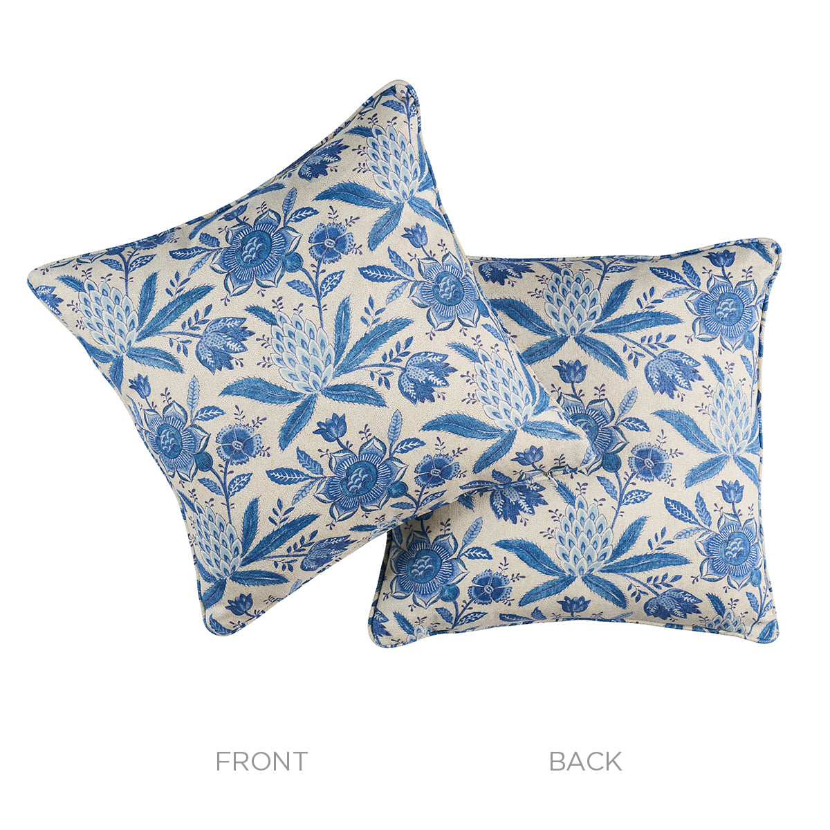 Lafayette Botanical Pillow | Cornflower