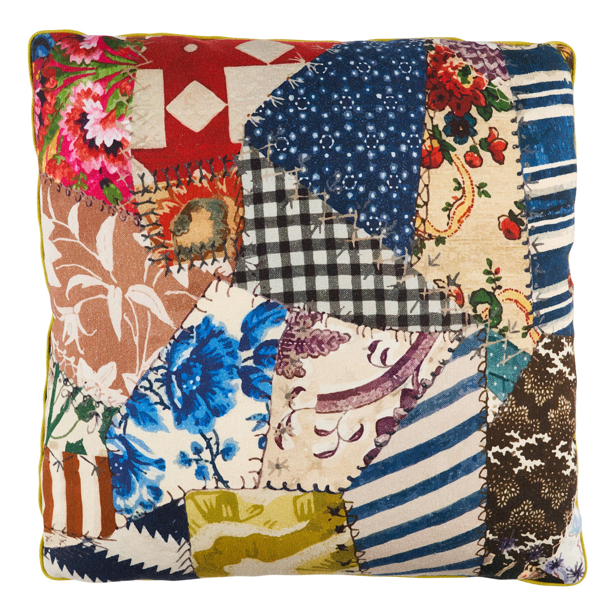 Hotch Potch Crazy Quilt Pillow | Document