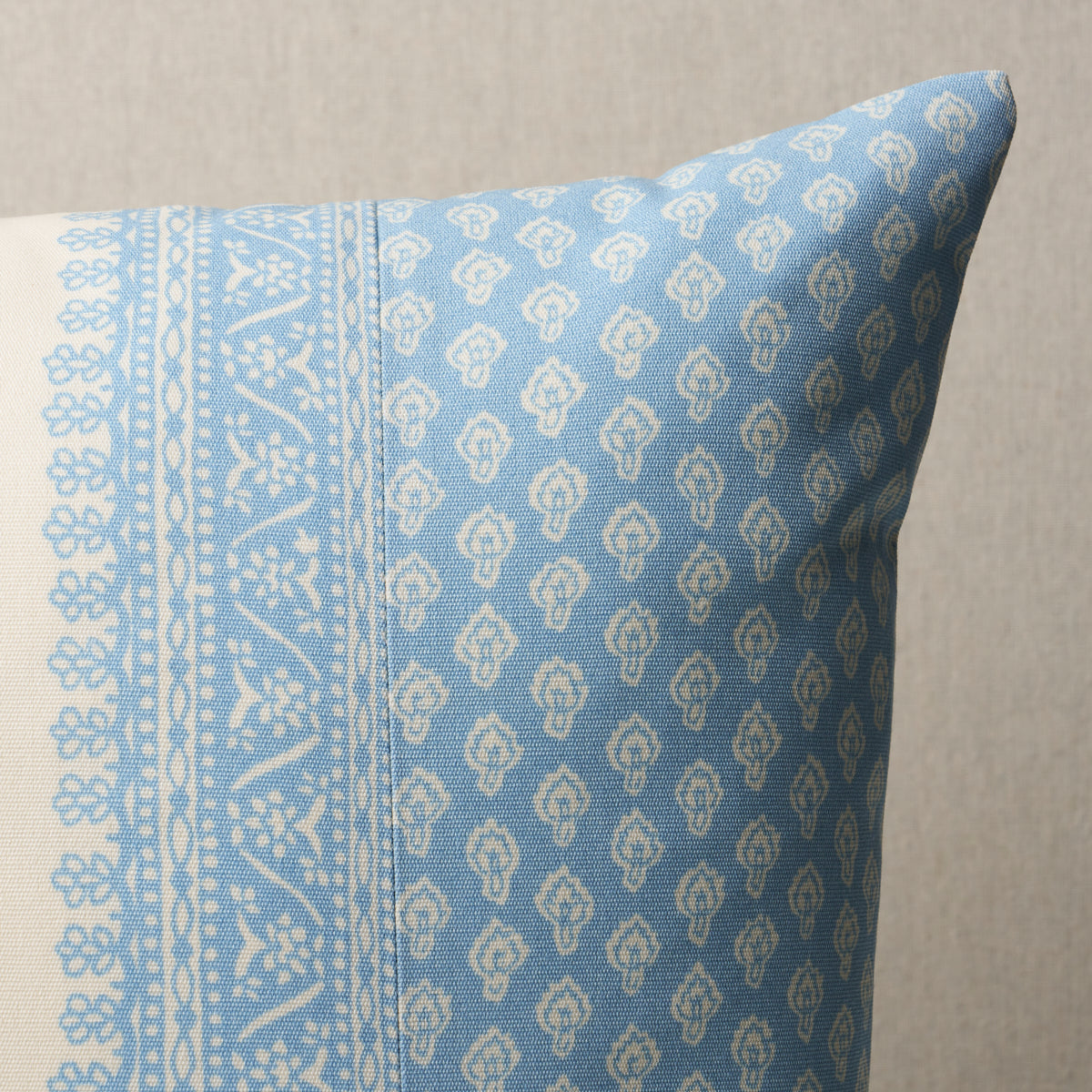 Hyacinth I/O Pillow | China Blue