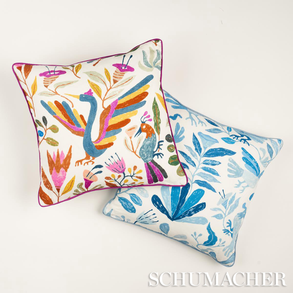 Canopy Pillow | Blue Birds