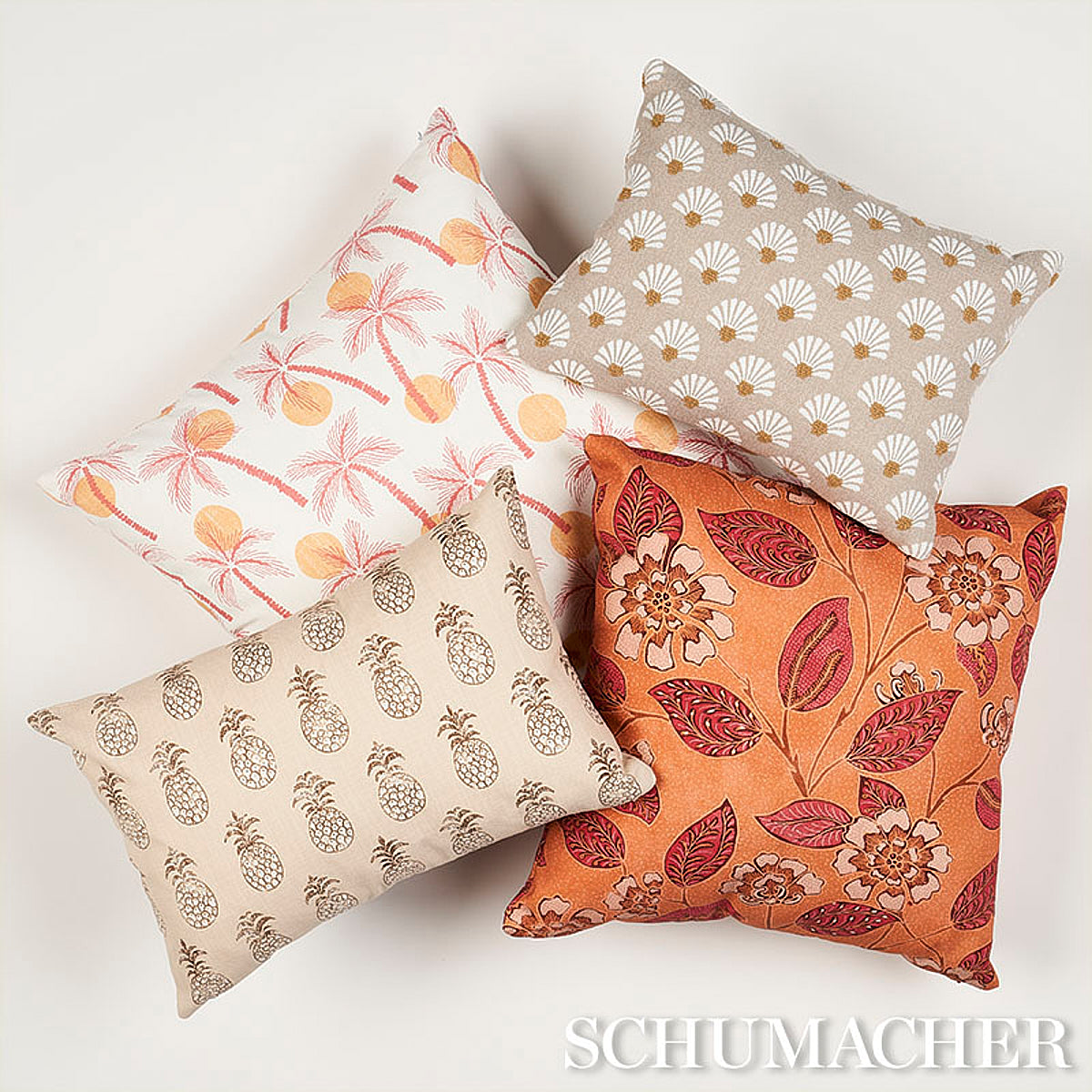 Clarabella Palm I/O Pillow | Citrus