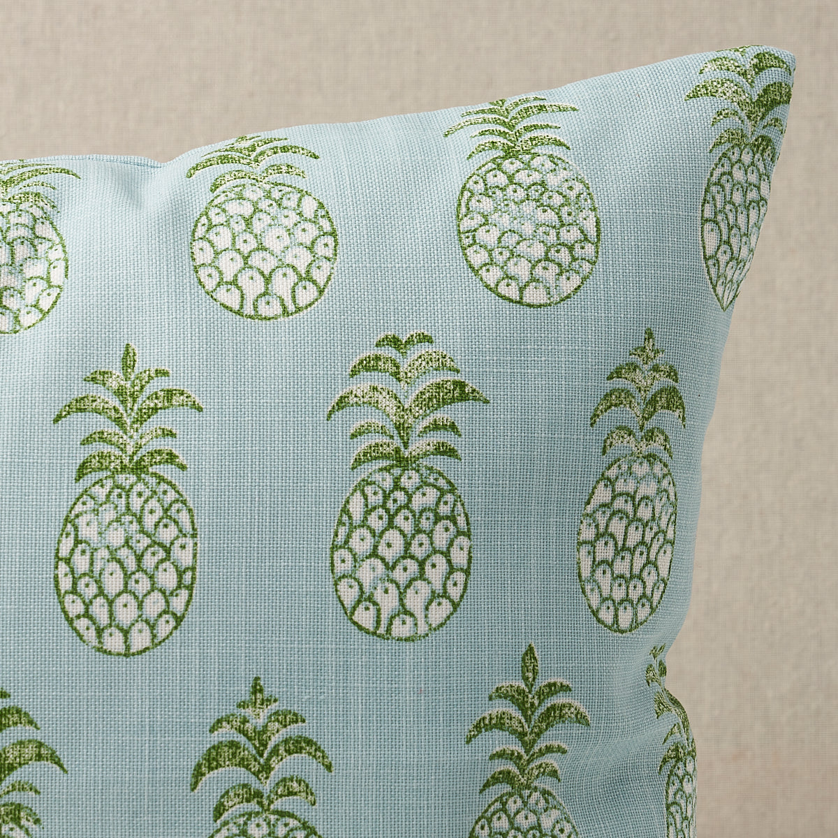 Piña Cove I/O Pillow | Aquamarine