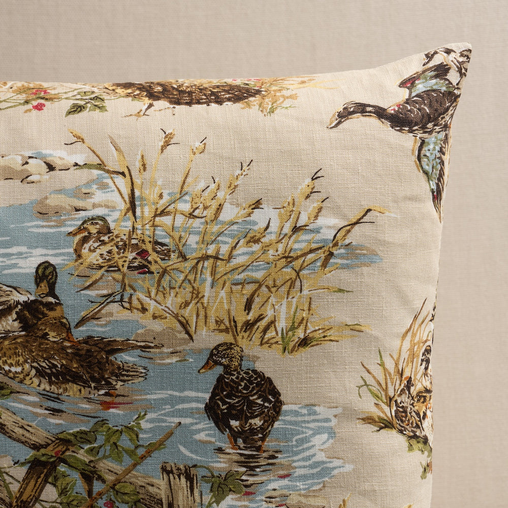 Dog & Duck Pillow | Alabaster