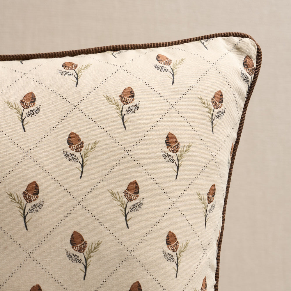 Holden Hand Print Pillow | Flax