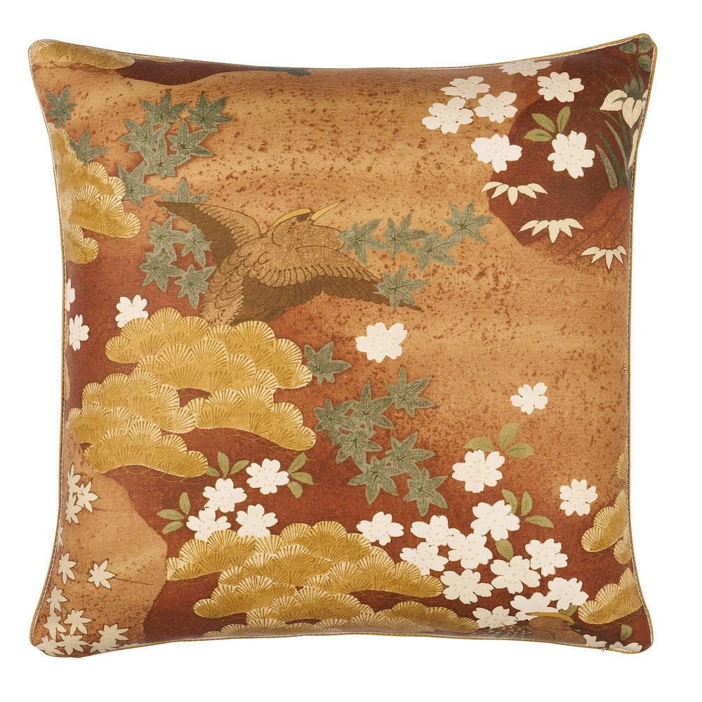 Golden Hills Pillow | Burgundy