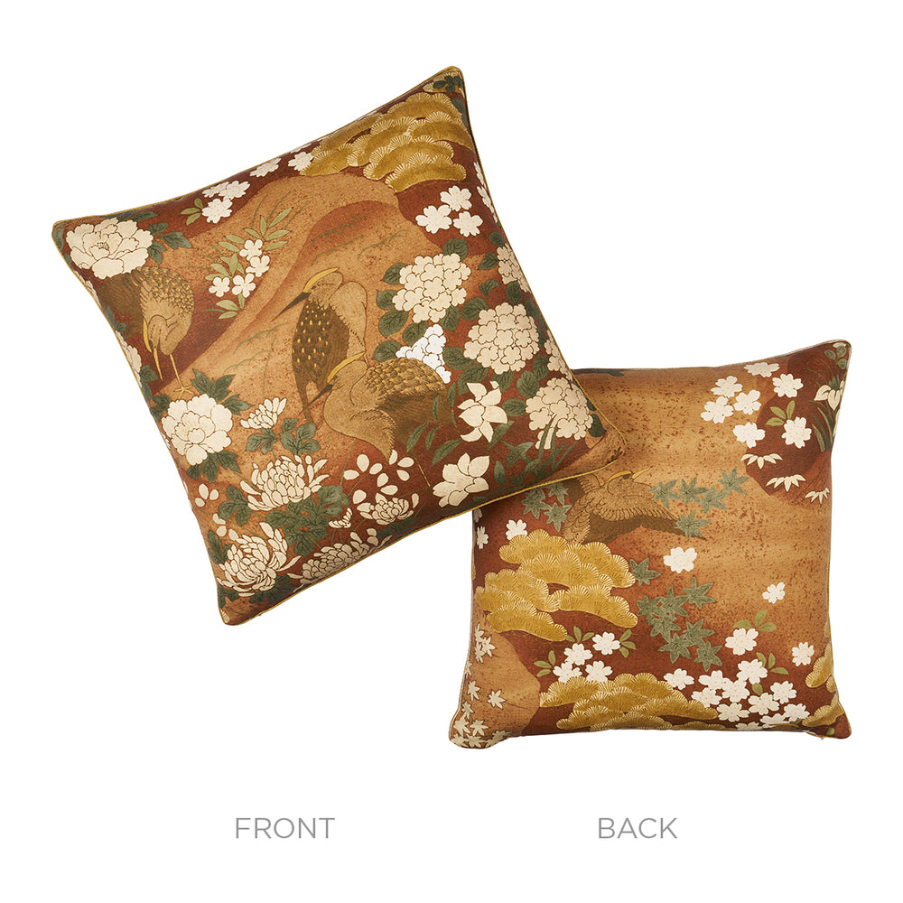 Golden Hills Pillow | Burgundy
