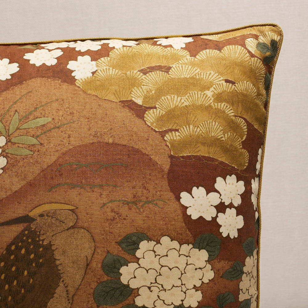 Golden Hills Pillow | Burgundy