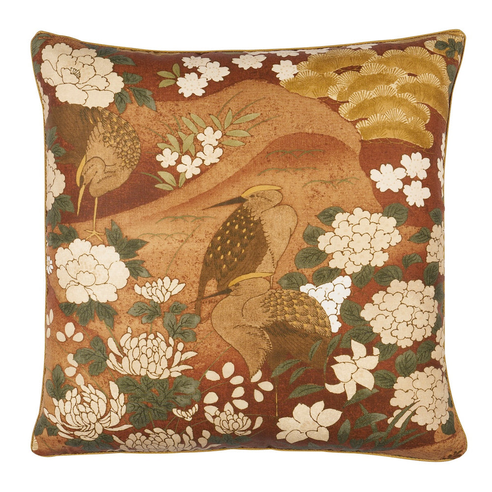 Golden Hills Pillow | Burgundy
