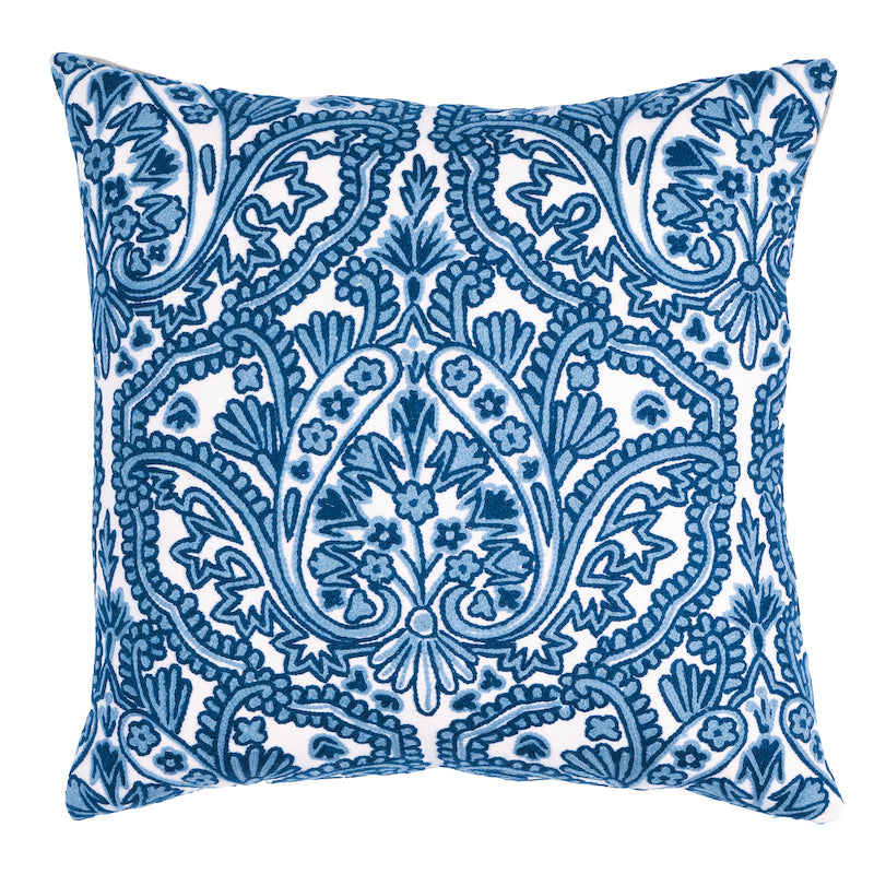 Claremont Crewel Pillow | Delft