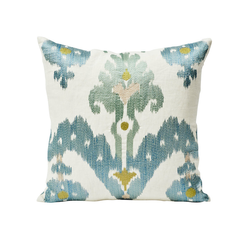 Raja Embroidery Pillow | Sky