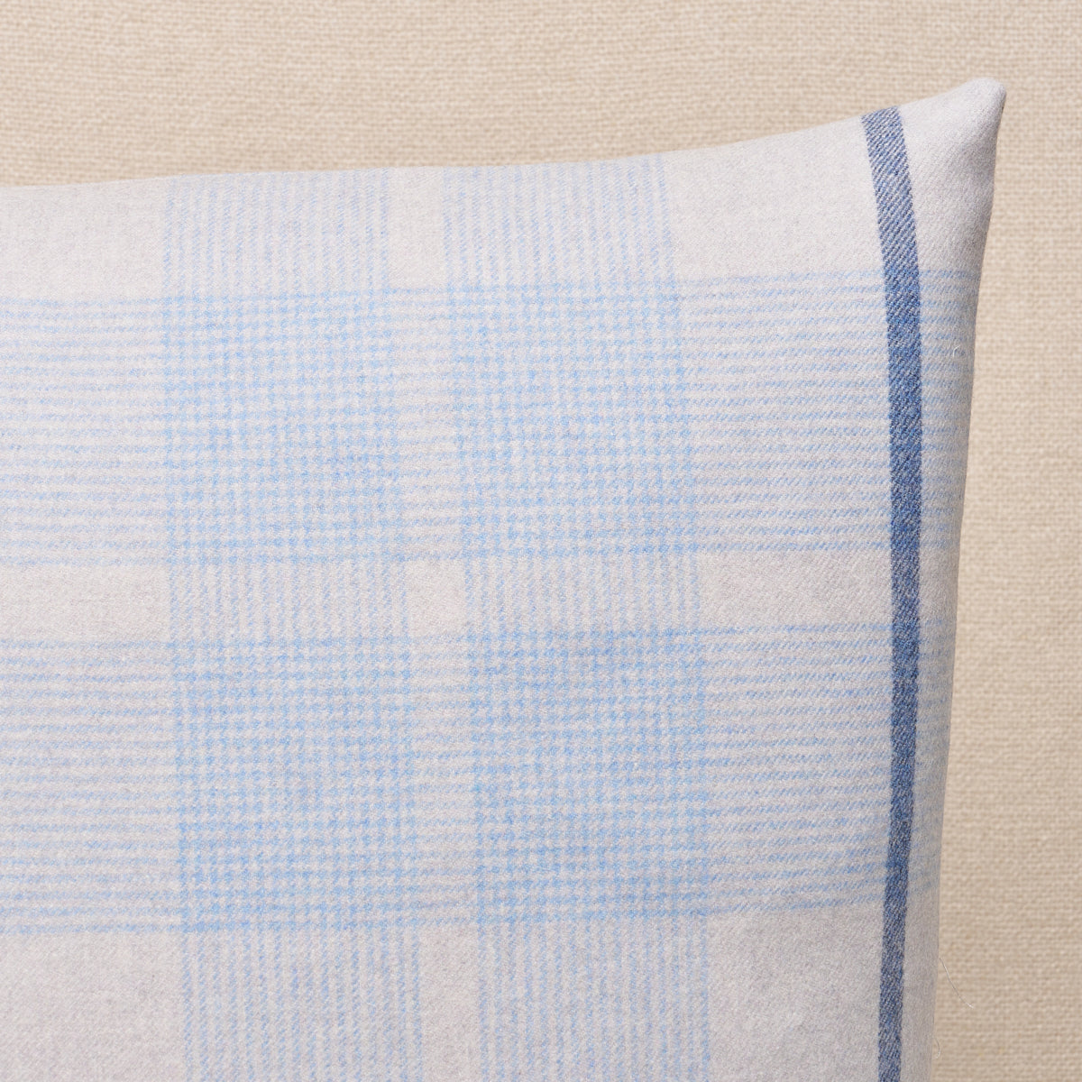 Montana Wool Plaid Pillow | Arctic