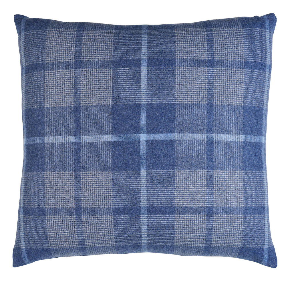 Montana Wool Plaid Pillow | Slate