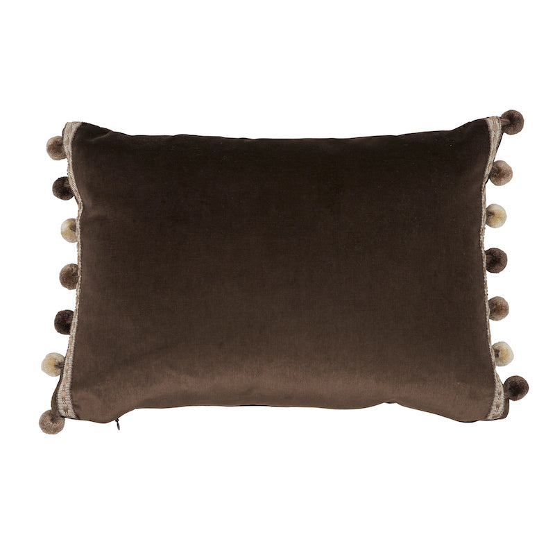 Sophia Velvet Pillow | Cocoa