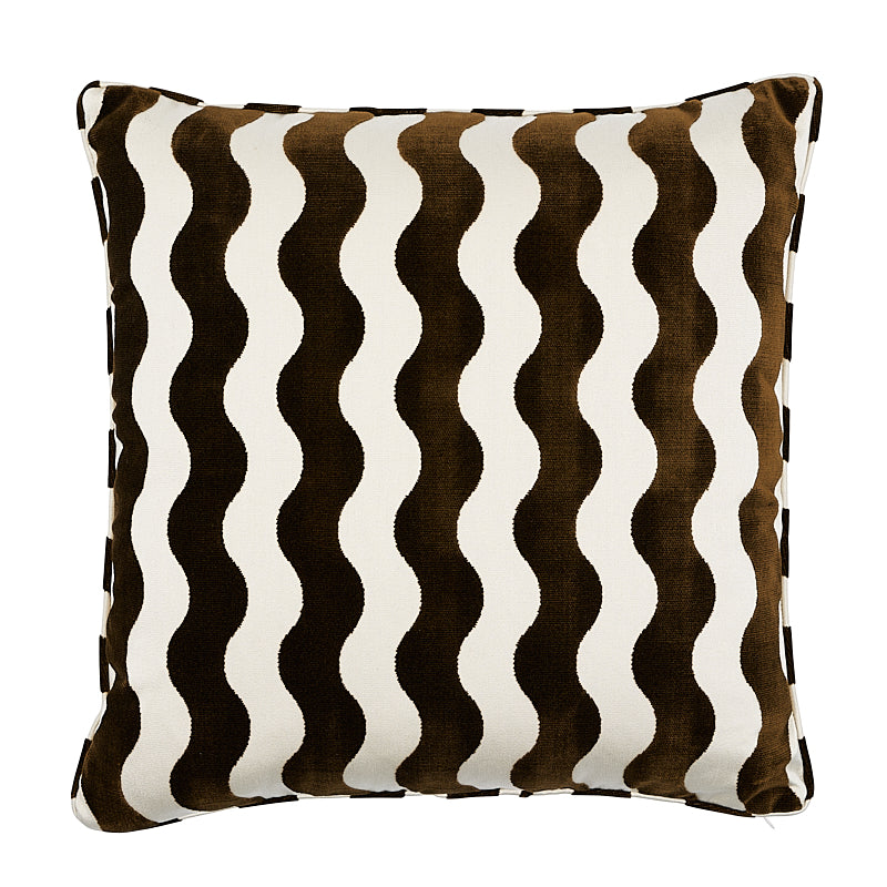 The Wave Pillow | Chocolate