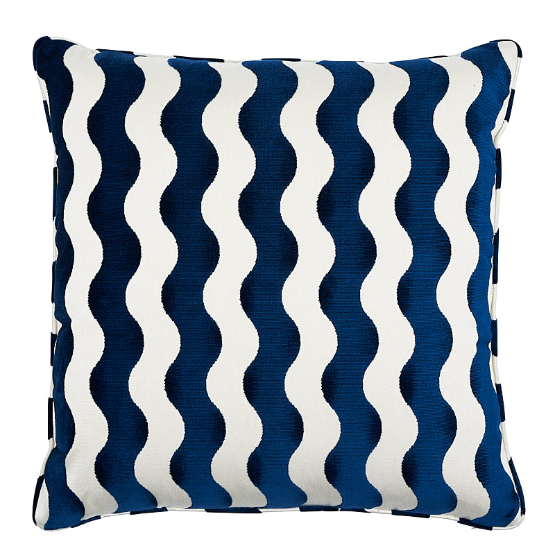 The Wave Pillow | Navy