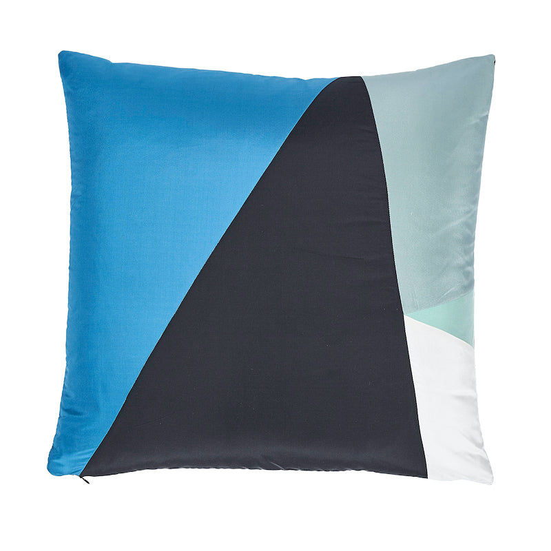 Cubist Pillow | Peacock