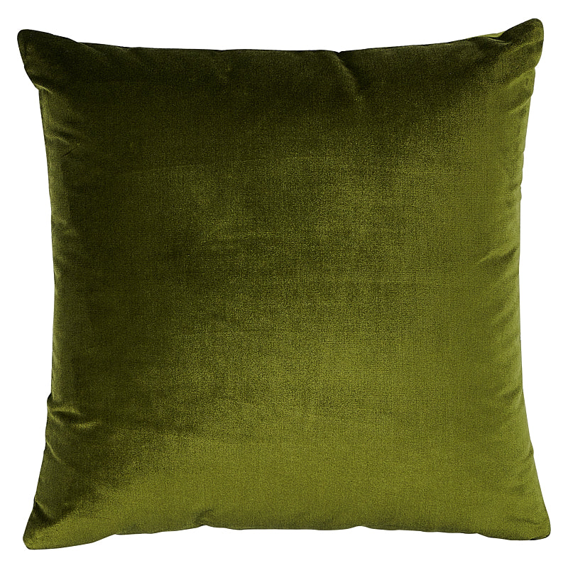 Venetian Silk Velvet Pillow | Moss