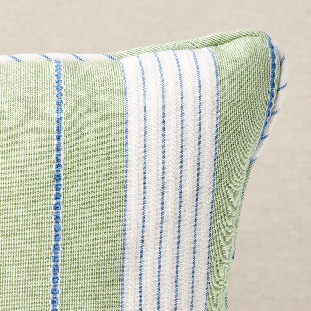 Audrey Stripe Pillow | Green