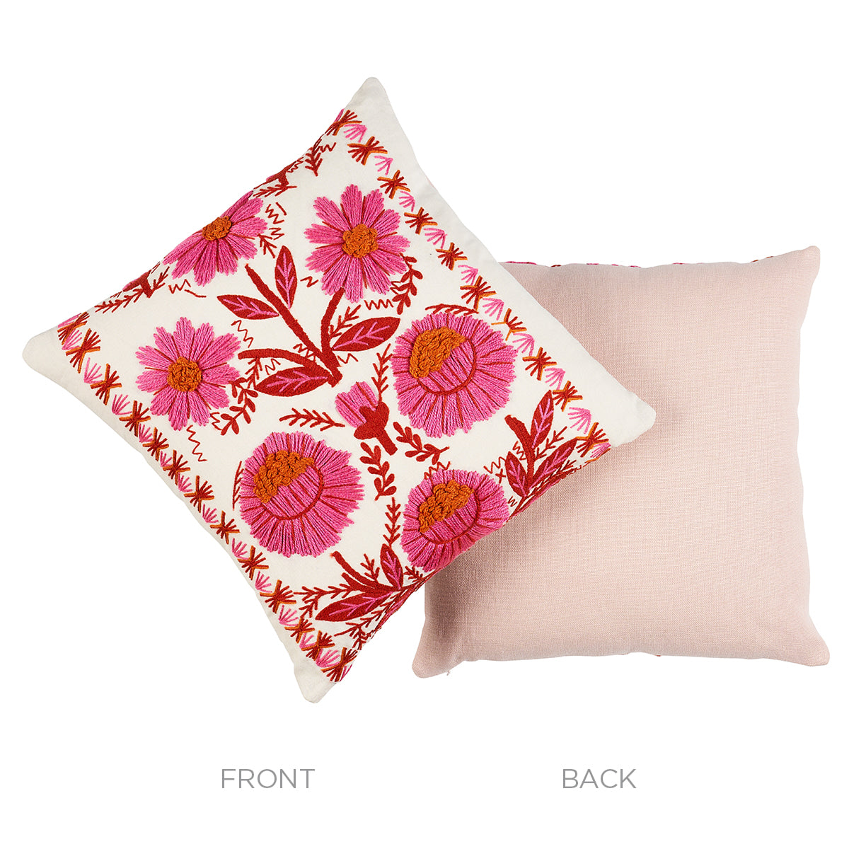 Marguerite Embroidery Pillow | Blossom