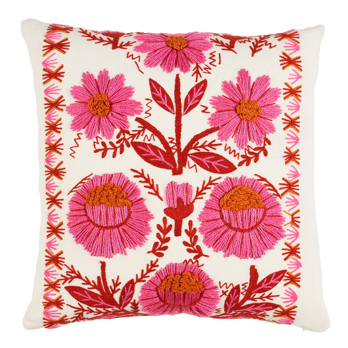 Marguerite Embroidery Pillow | Blossom