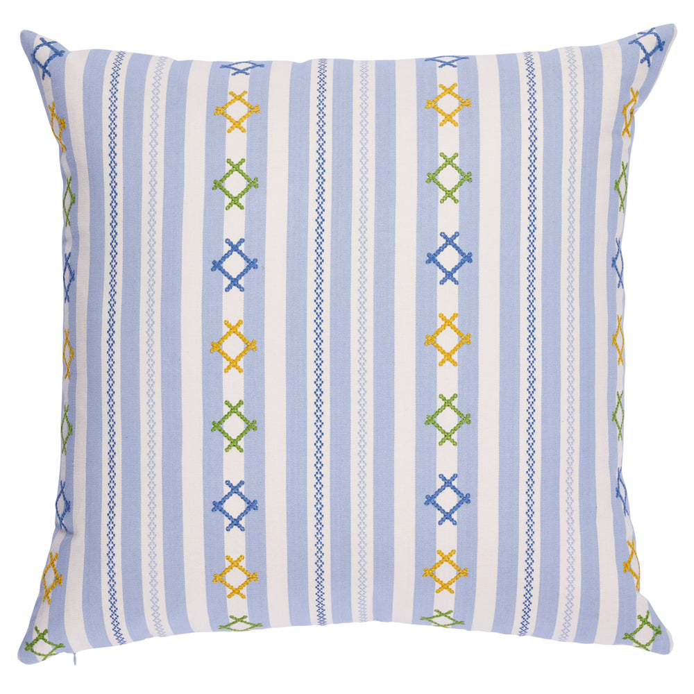 Rhodes Stripe Pillow | Sky