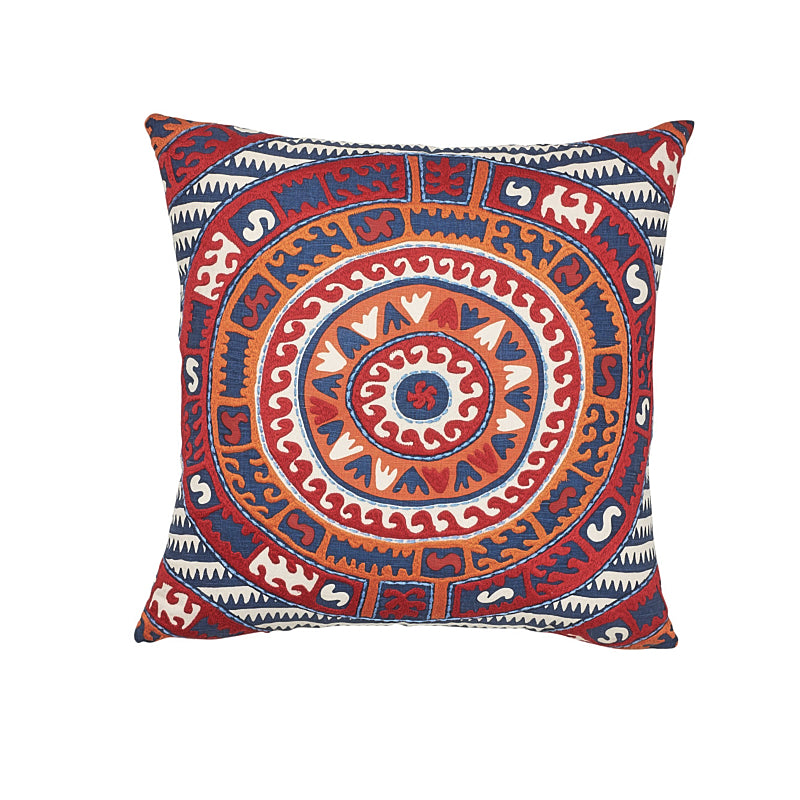 Corfu Pillow | Navy Multi