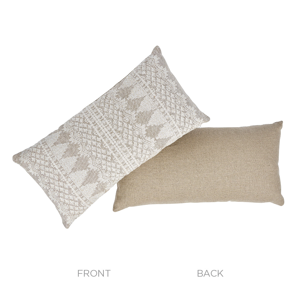 Wentworth Embroidery Pillow | Natural