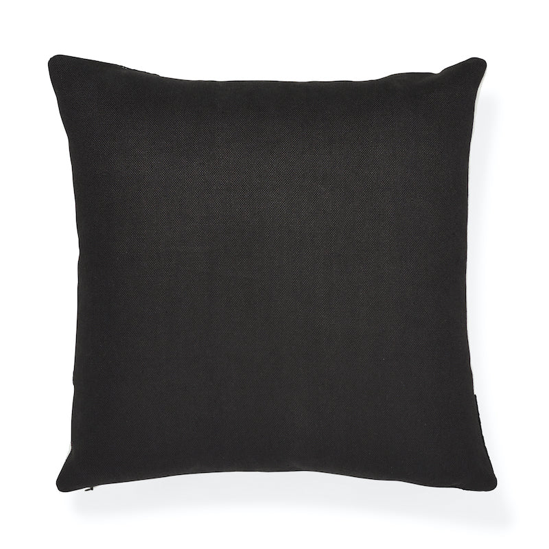 Binary Embroidery Pillow | Black