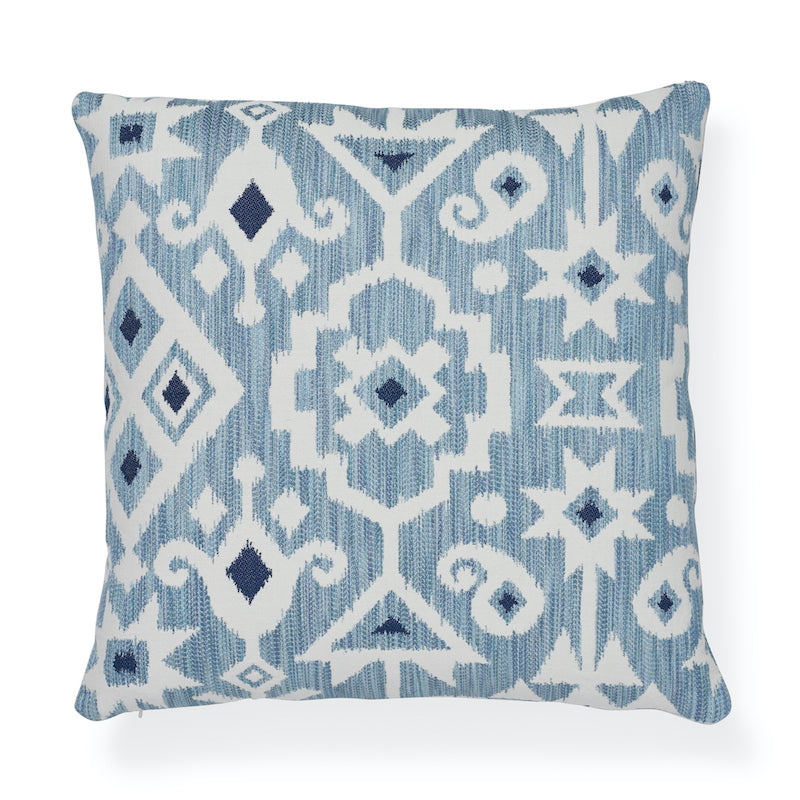 Crusoe Ikat Pillow | Sky