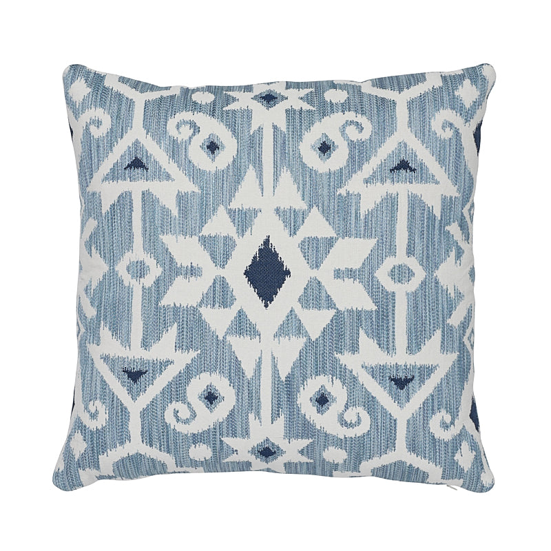 Crusoe Ikat Pillow | Sky