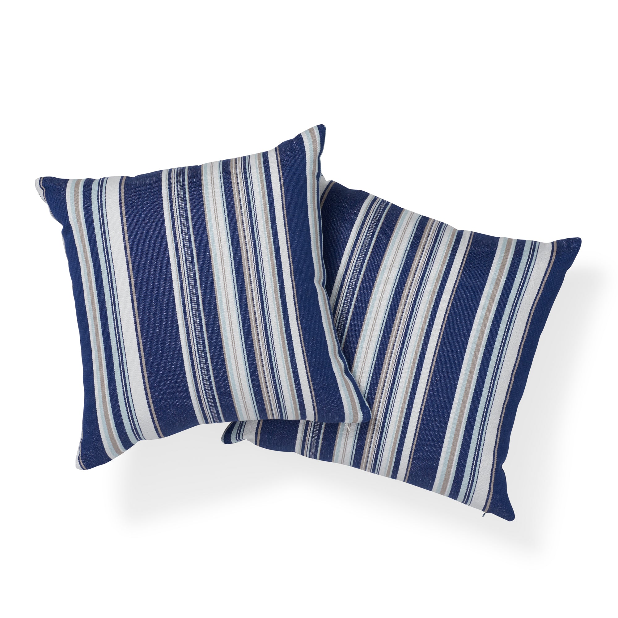 Ponderosa Stripe Indoor/Outdoor Pil | Navy Blue