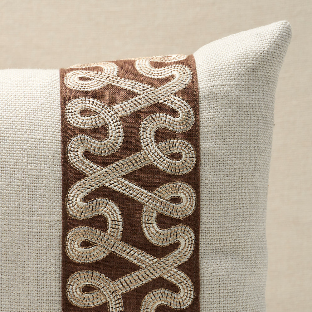 Freeform Tape Pillow | Chocolate